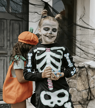 Utklädnad Halloween - Skelett -1