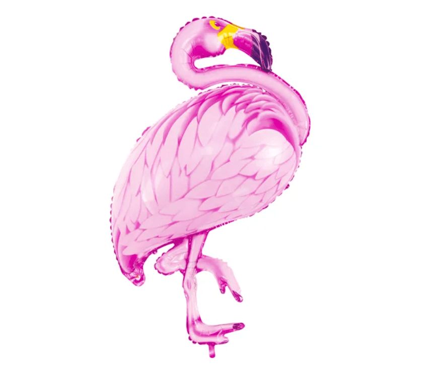 Folieballong - Rosa flamingo