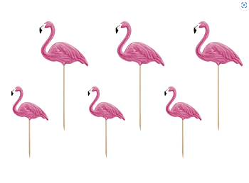 Cake Picks - Flamingo