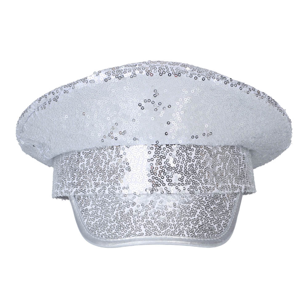 Festhatt - Silver paljetter -1