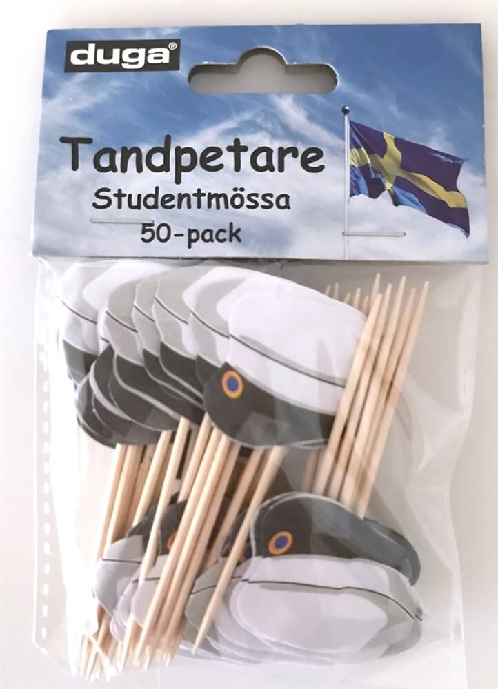 Cake picks | 50-pack | Studentmössa