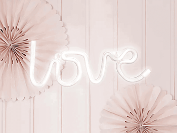LED-skylt "love"