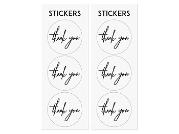 Godispåsar | 6-pack | Kraft "Thank you"