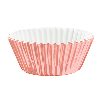 Muffinsformar | 100-pack | roséguld