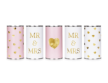 Bröllops-burkar - "Mr & Mrs" -1