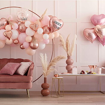Ballongbåge | Möhippa | Rosa, persika och Rosé -1