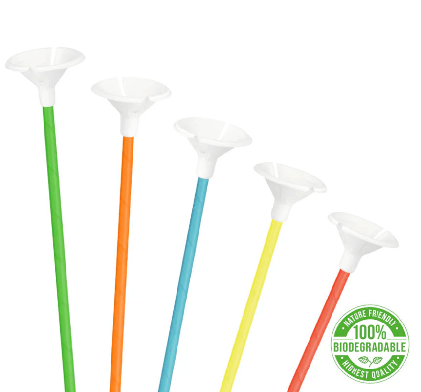 Ballongpinnar - Färglad Mix (10-pack)