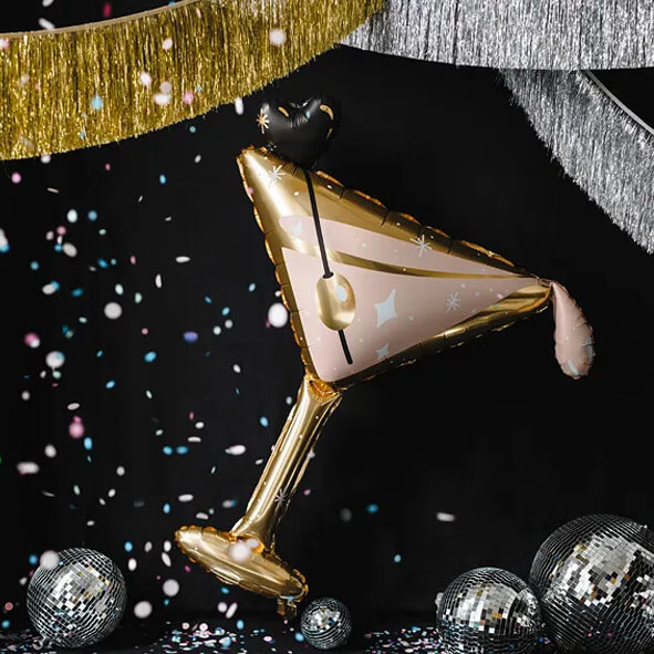 Folieballong XL - Cocktailglas -1
