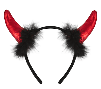 Djävulshorn Diadem - Röda horn