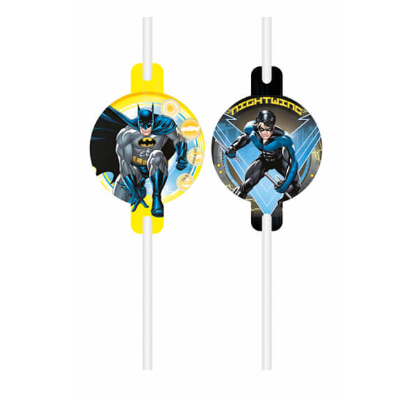 Papperssugrör | 4-pack | Batman