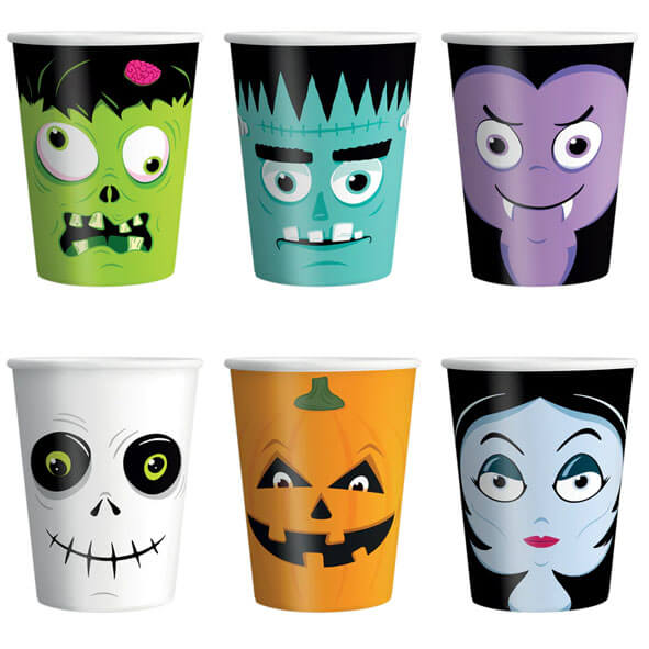 Pappersmuggar - Monster Halloween -1