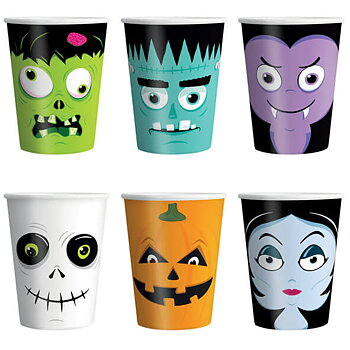Pappersmuggar - Monster Halloween -1