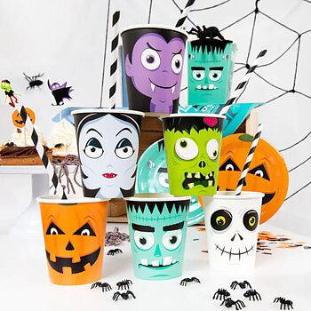 Pappersmuggar - Monster Halloween