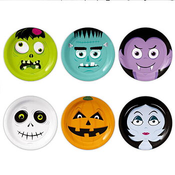 Papperstallrikar - Monster Halloween - 1