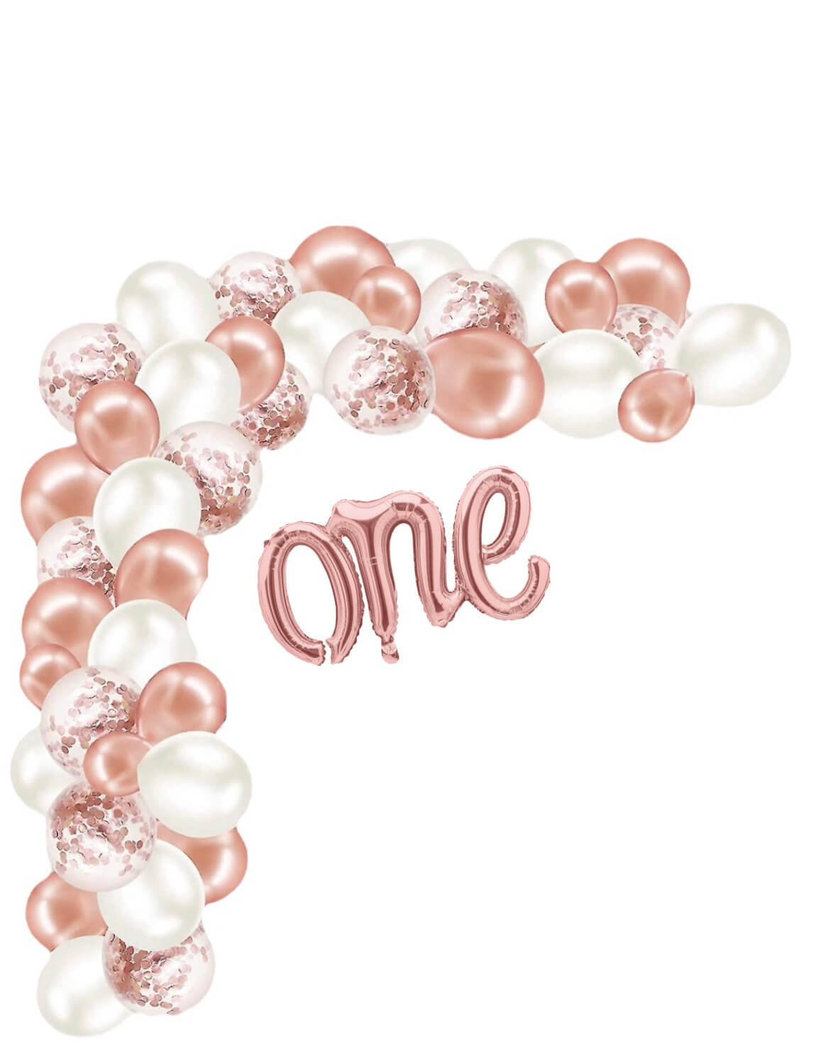 Ballongbåge "one" - Rosé -1
