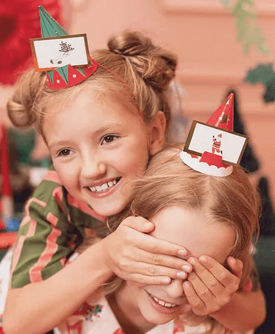 Julspel - Hattar och gissningskort -2