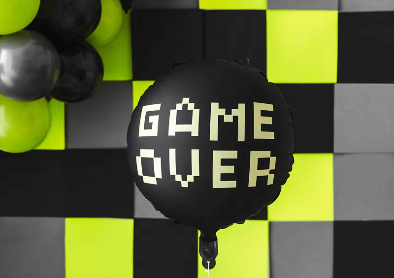Folieballong "Game over"