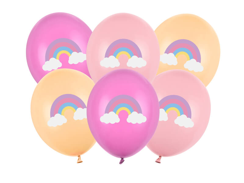 Ballongbukett - Regnbåge 