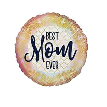 Folieballong - "Best mom ever"