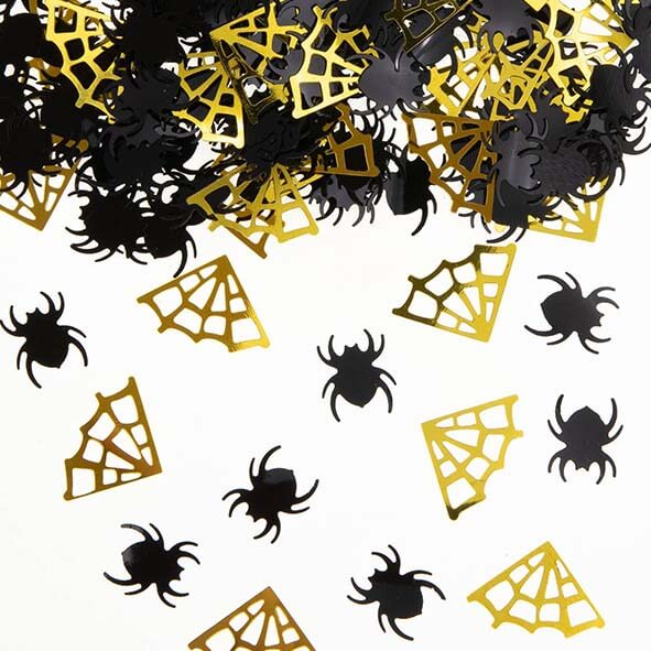 Konfetti | 15 g | Halloween | Spindlar och nät