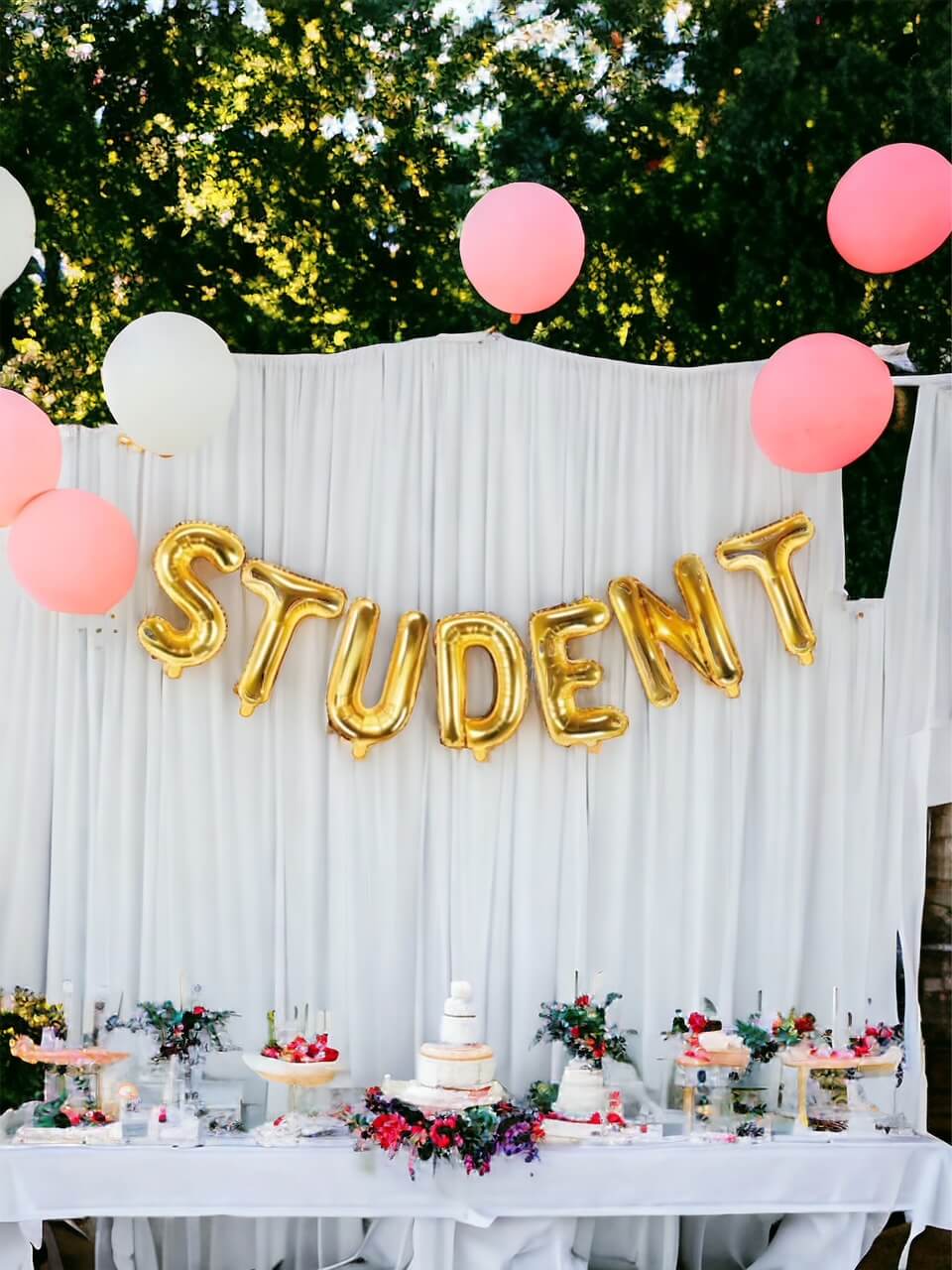 Ballonggirlang | "STUDENT" | Guld