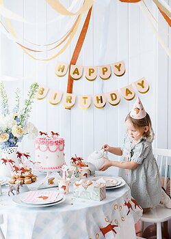 Girlang - Happy Birthday - Rosa -1