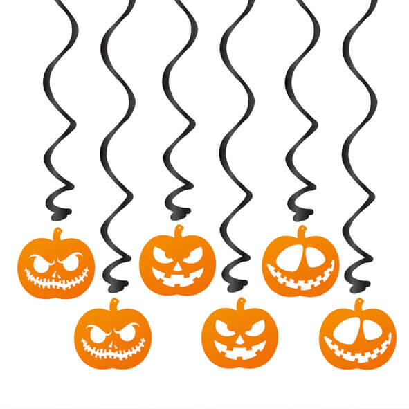 Hängande dekoration - Pumpor - Orange -1