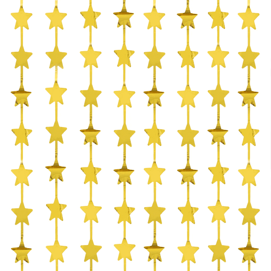 Draperi | 100 x 200 cm | Guldstjärnor