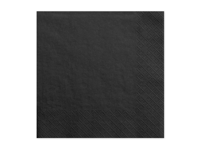 Servetter | 10-pack | Svart