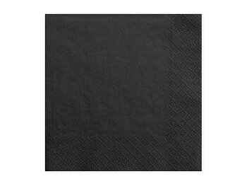Servetter | 10-pack | Svart
