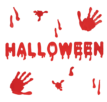 Fönster stickers - Halloween