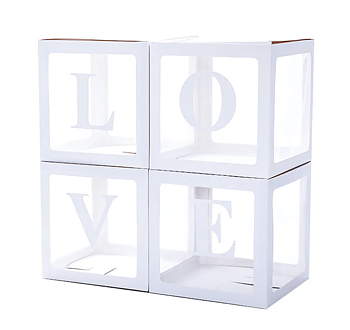 "LOVE"-boxar - Vita 