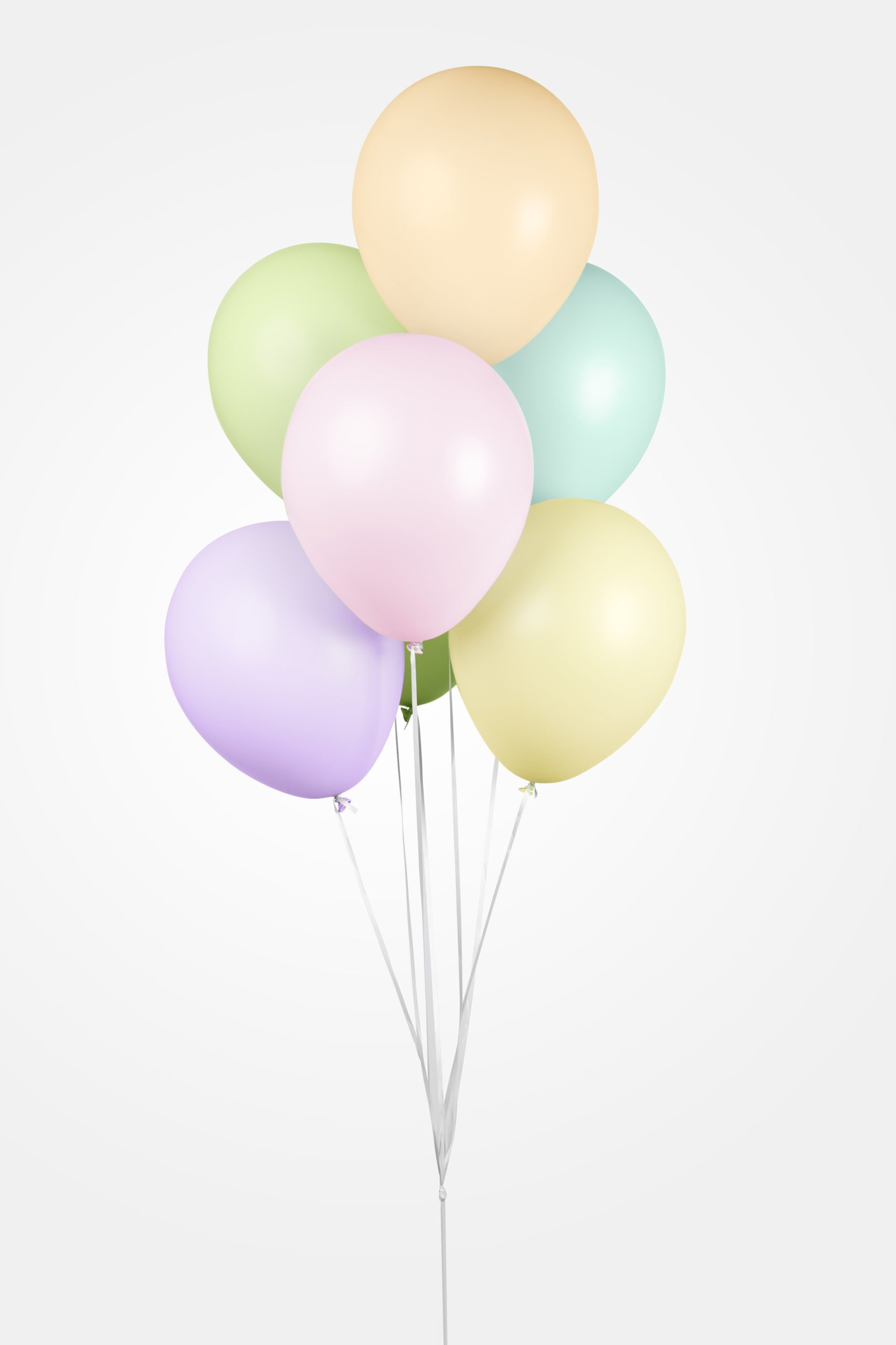 Ballonger pastell - Regnbåge Mix (100-pack) - 2