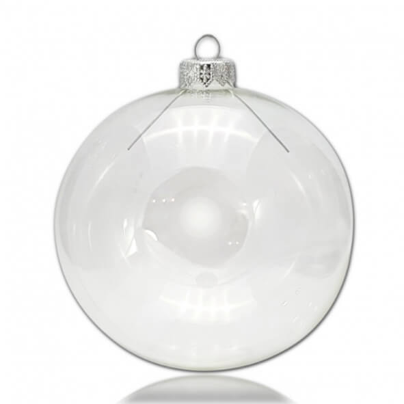 Julgranskula | 8 cm | Transparent