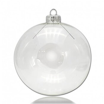 Julgranskula | 8 cm | Transparent