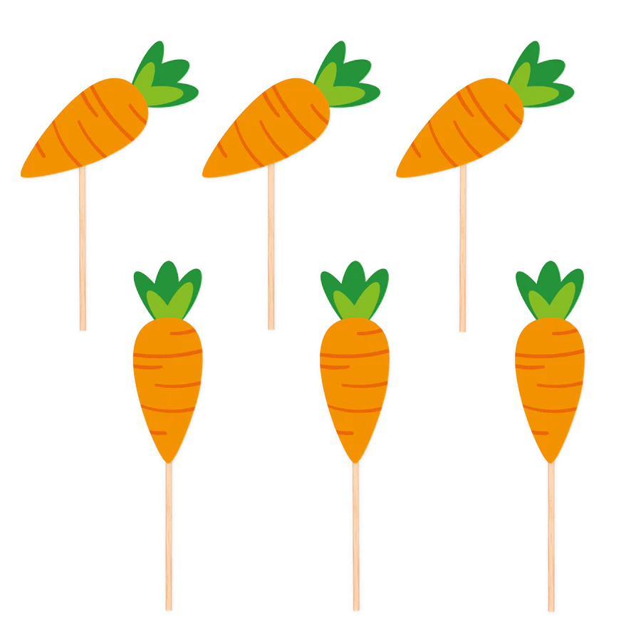 Cake picks - Morötter  -1