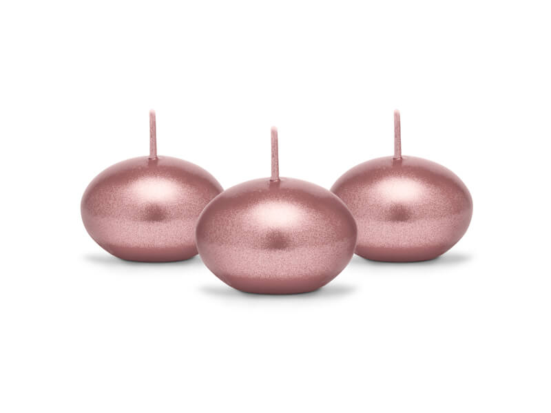 Flytande ljus | 4 cm | 50-pack | Rosé - 2