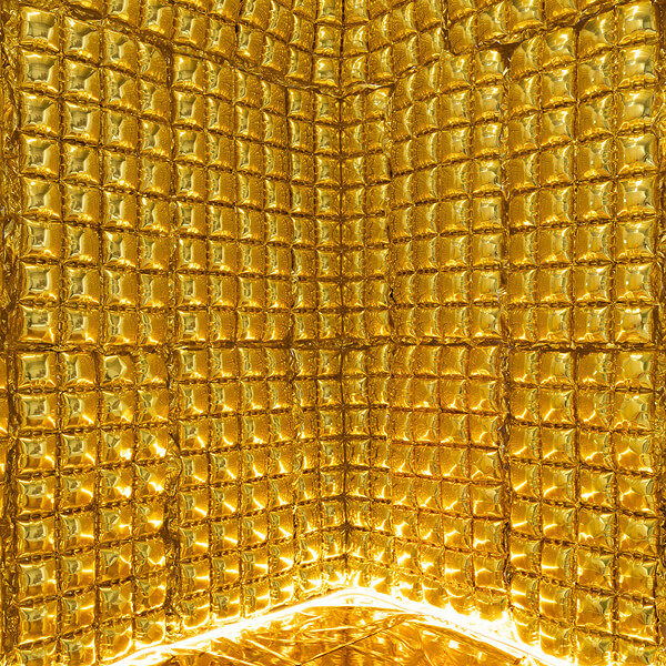Back drop - Ballongvägg i guld -1