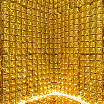 Back drop - Ballongvägg i guld -1