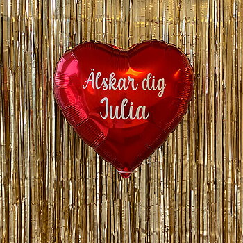 Ballong med namn | "Älskar dig" - 1