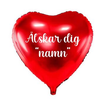 Ballong med namn | "Älskar dig"