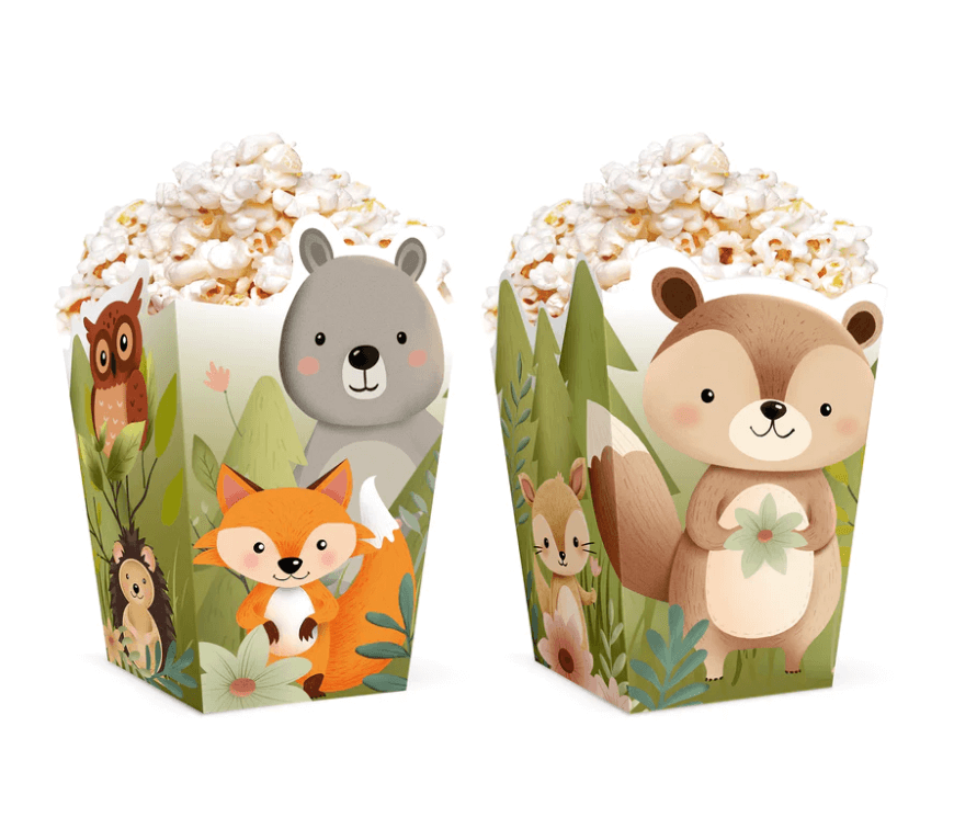 Popcornboxar - Skogsvänner  -1