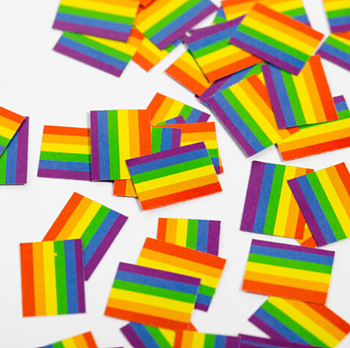 Konfetti - Prideflaggor 150-pack