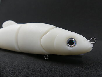 Voorn swimbait 16 cm - 38 gram incl ogen