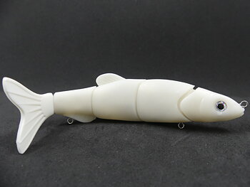 Voorn swimbait 16 cm - 38 gram incl ogen