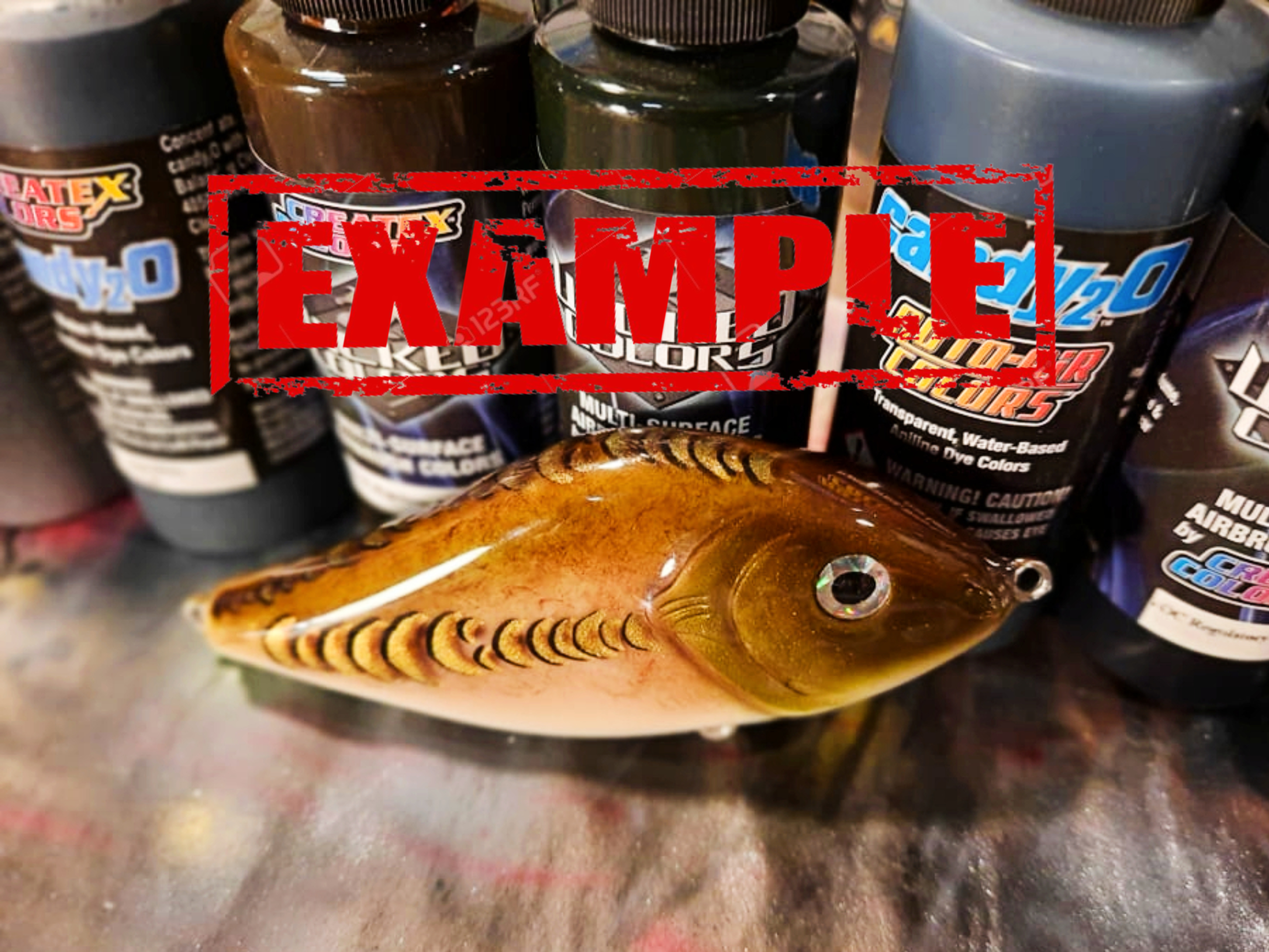 Jerkbait 10 cm - 45 grams incl eyes - 4