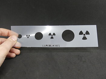 Sjabloon 19,5 cm x 5 cm: Nuclear