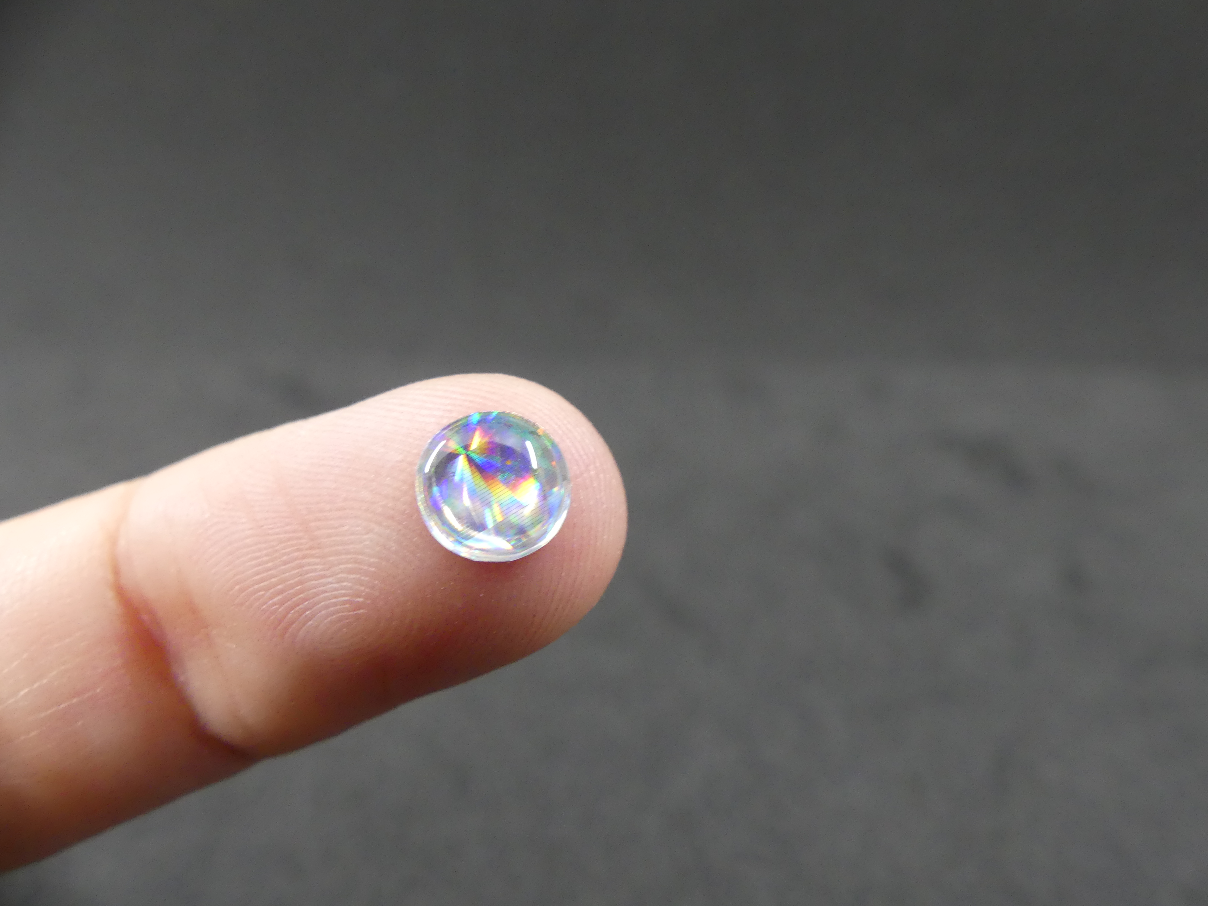 Shiny clear pearl 50 st - 5 of 6 mm - 3