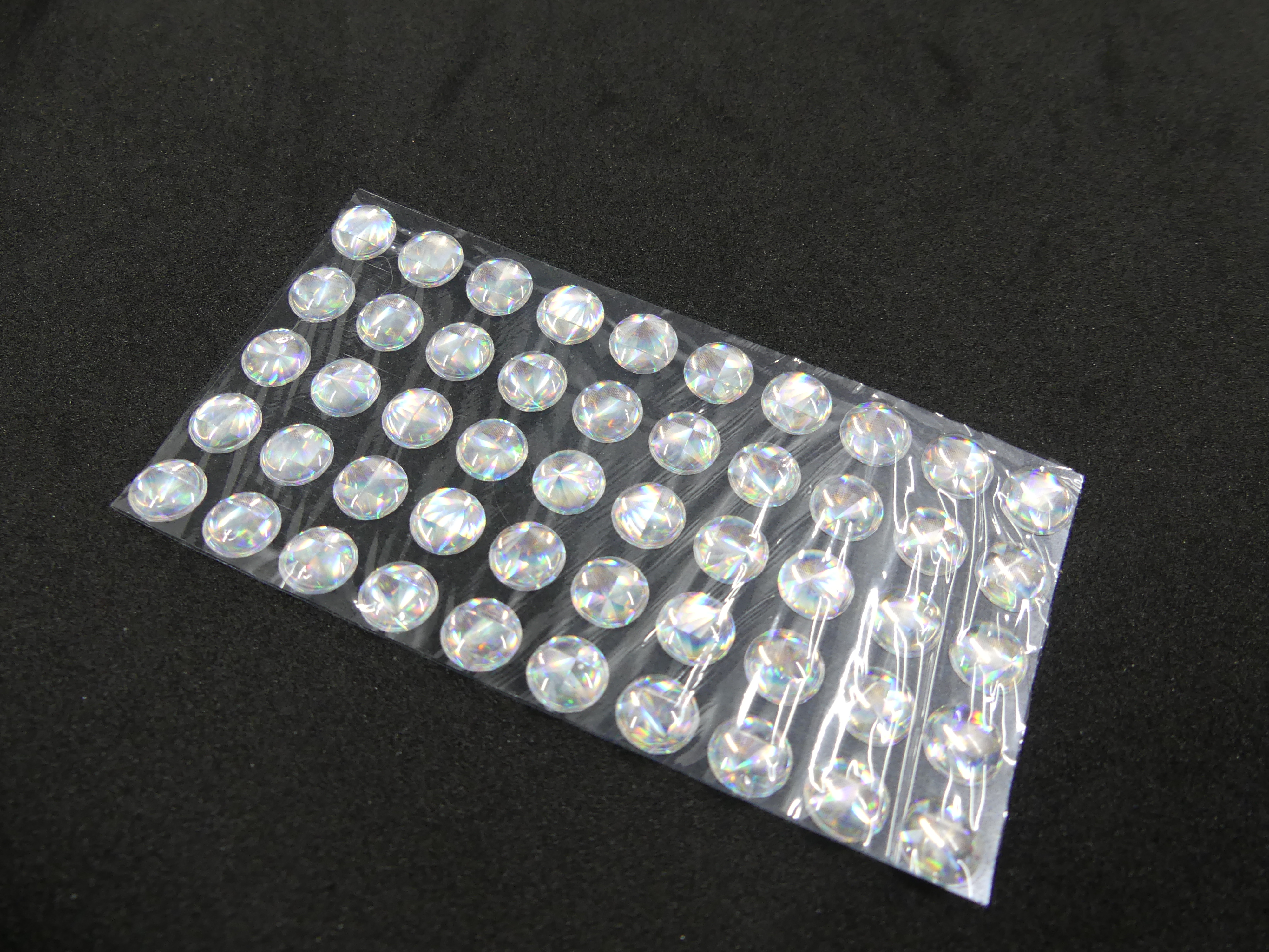 Shiny clear pearl 50 st - 5 of 6 mm - 2