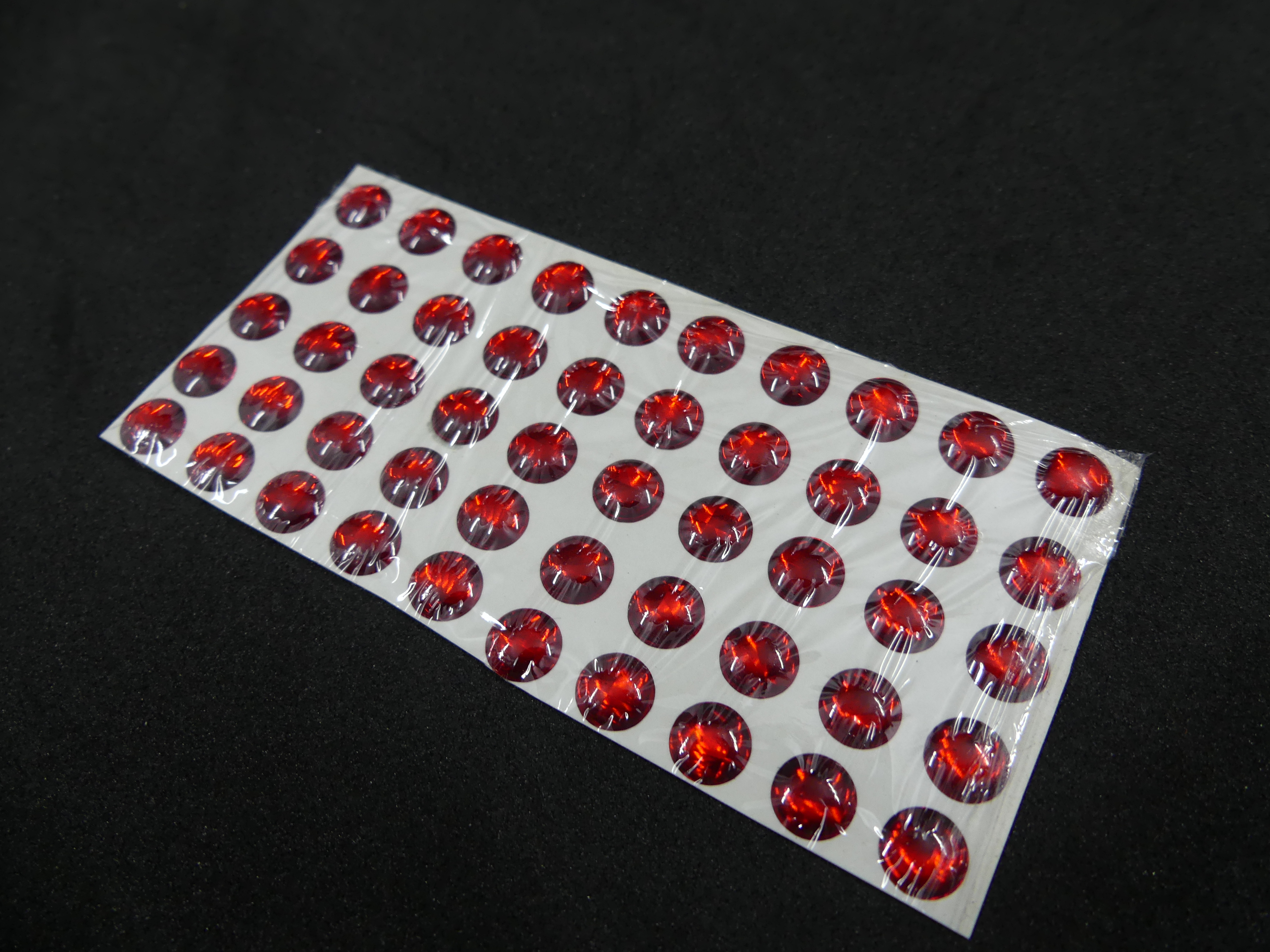 Shiny Ogen rood 50 st - 5 of 6 mm - 2